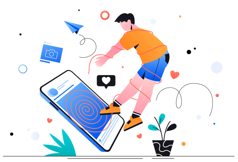 Technology Illustration Right